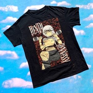 Graphic Anime Black T-Shirt